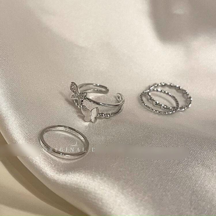 SET 4 NHẪN BƯỚM