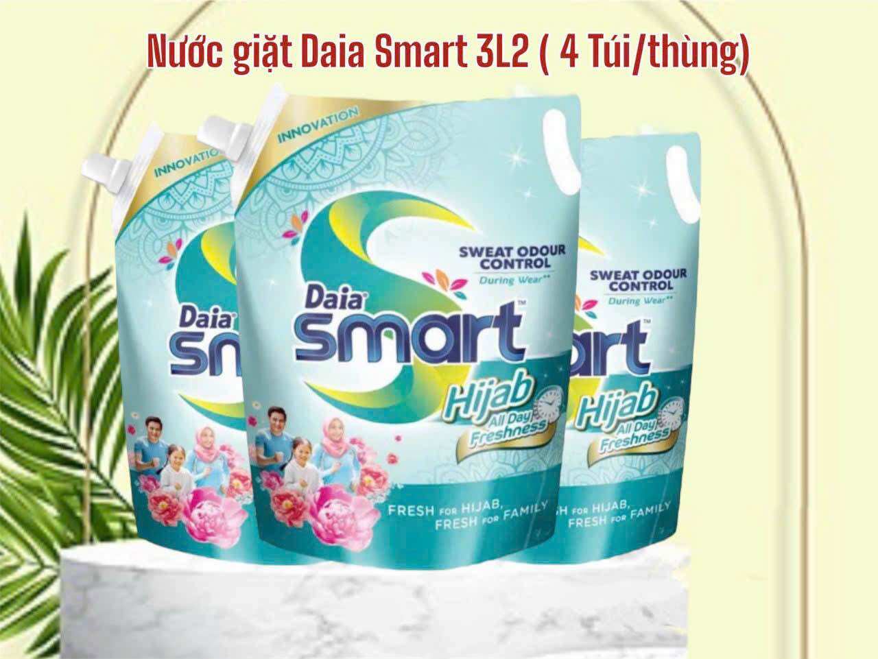 Nước giặt xả Daia Smart 3,2L