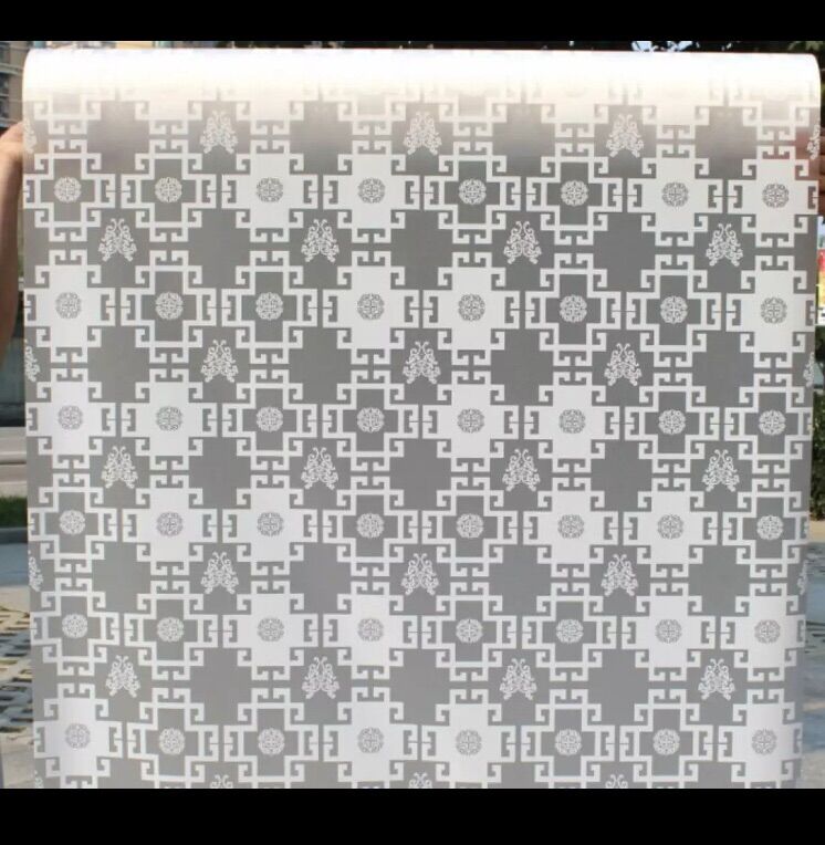 [Combo 5md* khổ 90cm] Giấy Dán Kính Thọ Trắng Thọ Nâu keo sẵn bóc dán