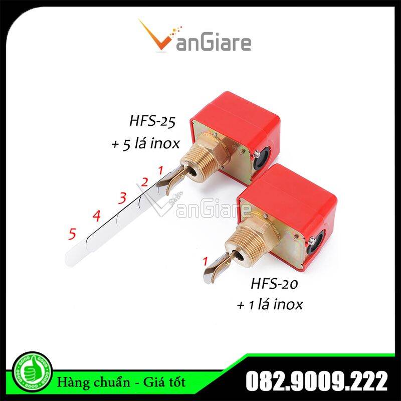 Công tắc dòng chảy hàn quốc autosigma ihc hfs20 hfs25 ren 27mm 34mm có kèm lá inox