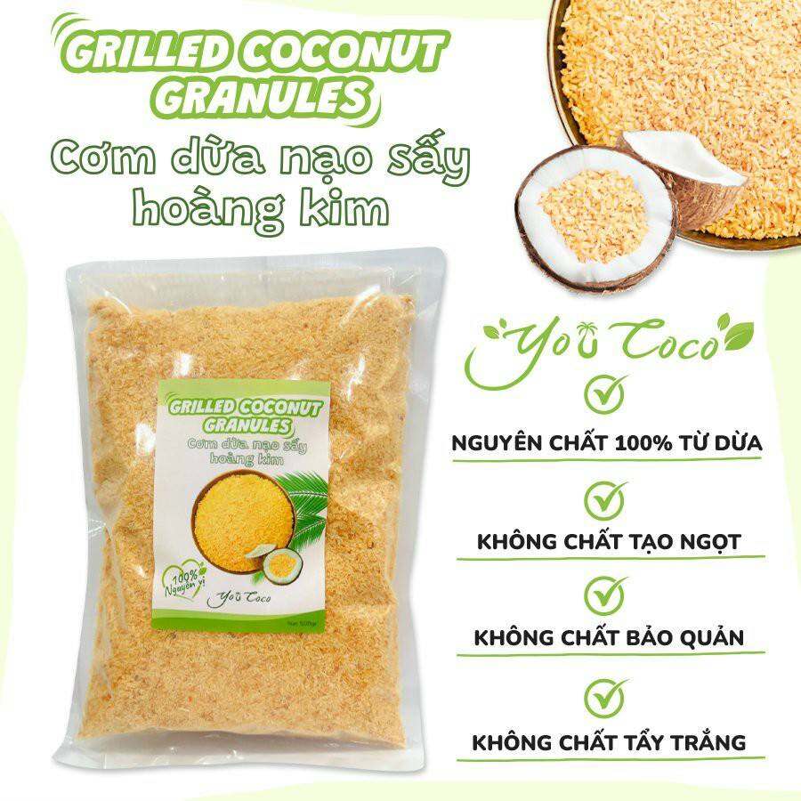 Vụn dừa nướng - Cơm dừa sấy hoàng kim You Coco