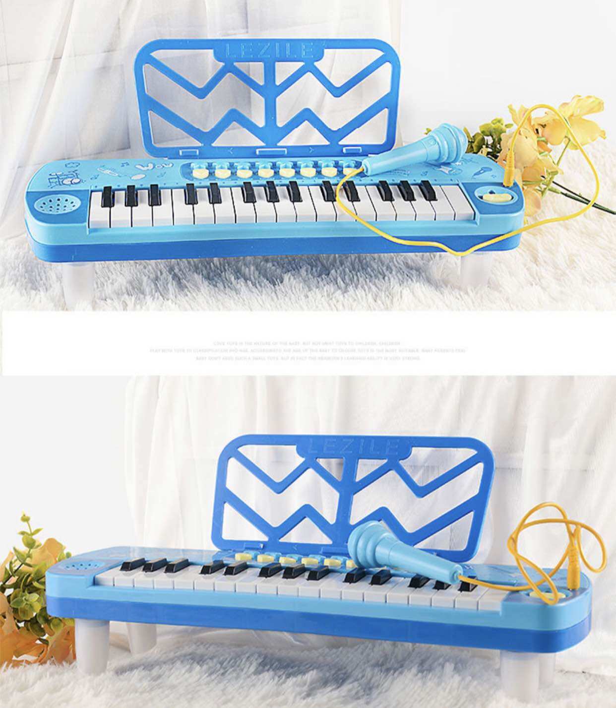 Đàn Piano Cho Bé Kèm Mic Đồ Chơi Có Nhạc