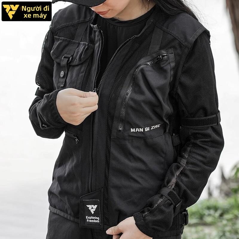 Summer Breathable Durable Crash Protective Motorcycle Jacket Giá 3,782,000 Đồng*Miễn phí vận chuyển
