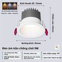 NVC | Đèn Rọi Tường Khung Narrow Frame Chống Loá