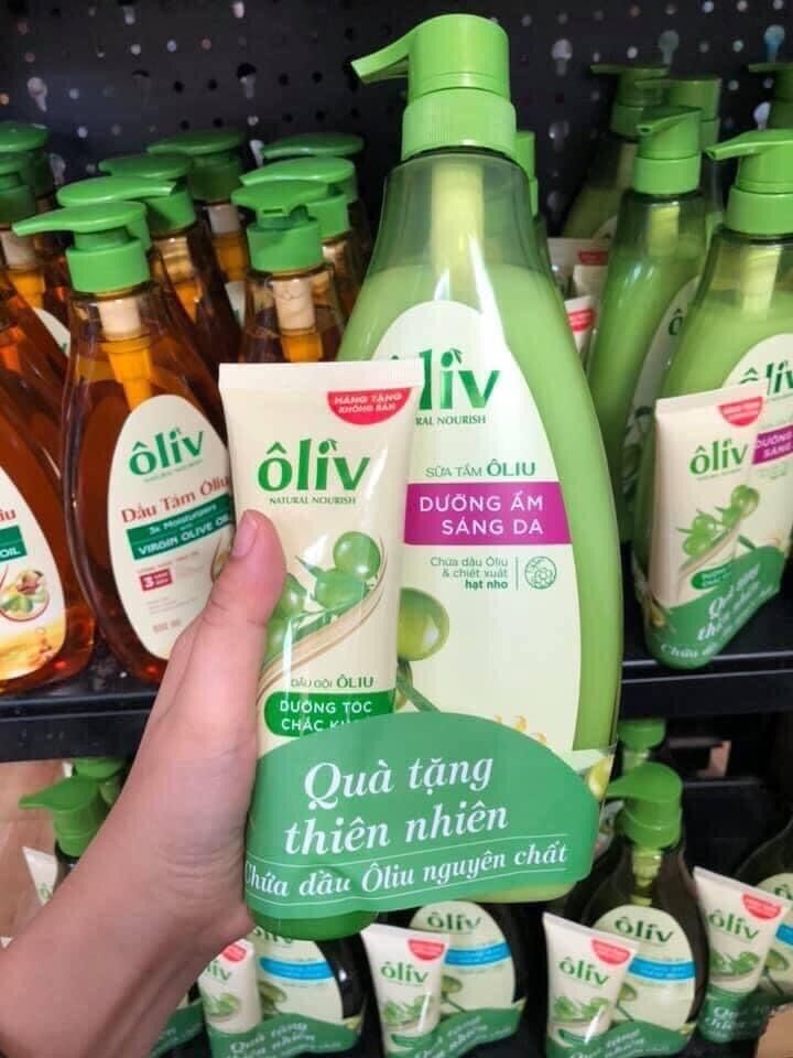 Sữa Tắm Oliv Dưỡng Ẩm Sáng Da 650ml