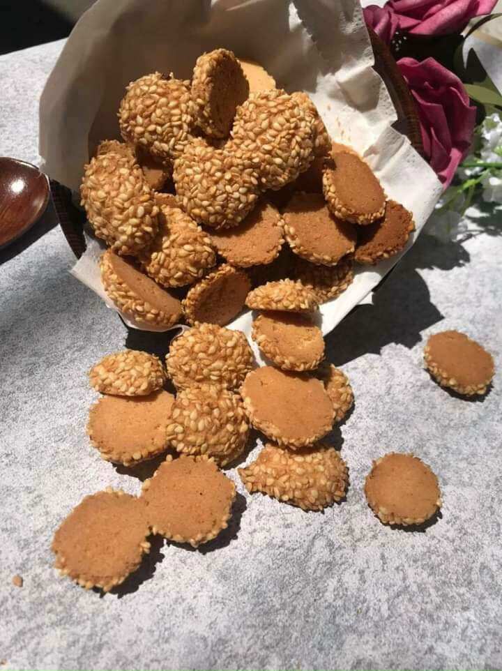 Bánh trứng nhện mè 500g