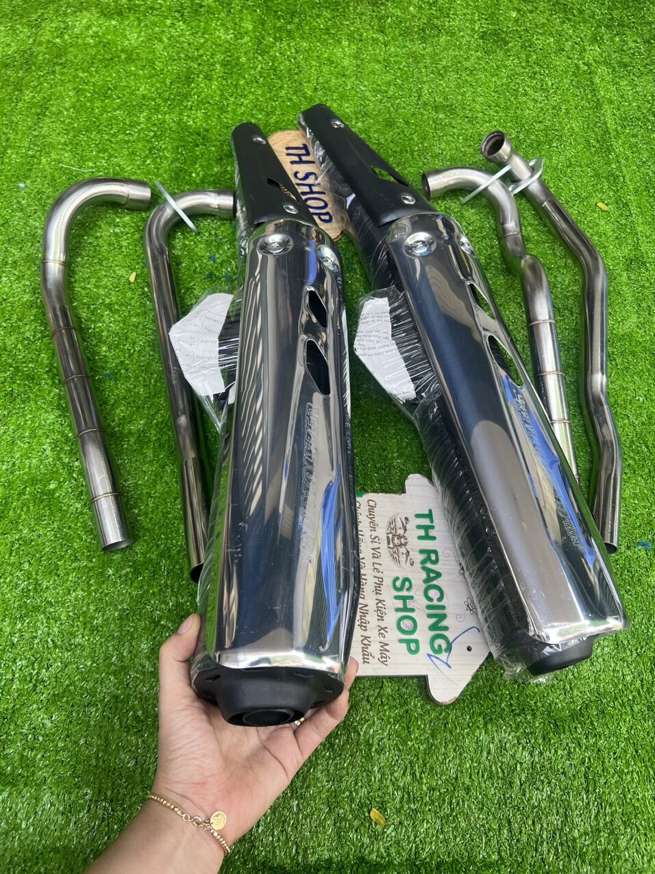 PÔ EXCITER 2010 GIẢ ZIN GẮN CÁC DÒNG XE SIRIUS JUPITER EXCITER KÈM CỔ INOX Y NHƯ HÌNH CÓ TIẾNG ÊM VÀ MÓC SẴN NỈ HƠI LẮP NHƯ ZIN KHÔNG CẦN CHẾ SẢN PHẨM CHẤT LƯỢNG  NHANH TAY MUA NGAY TOP GIAN HÀNG UY TÍN