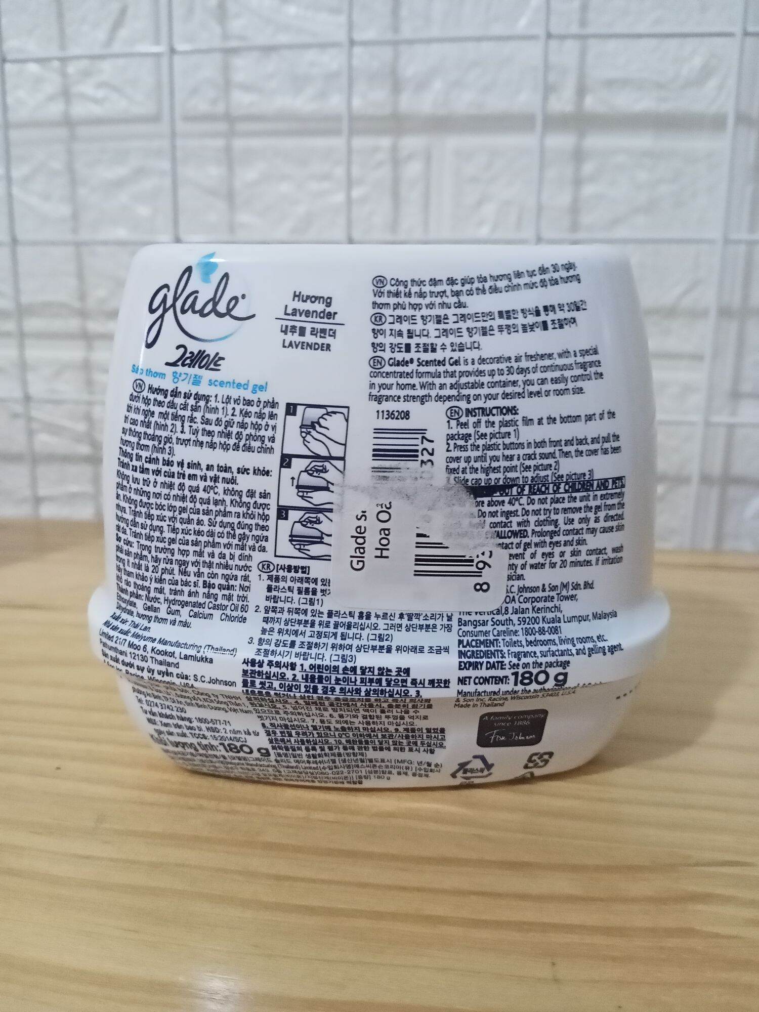 Sáp thơm Glade 180g Hàn Quốc