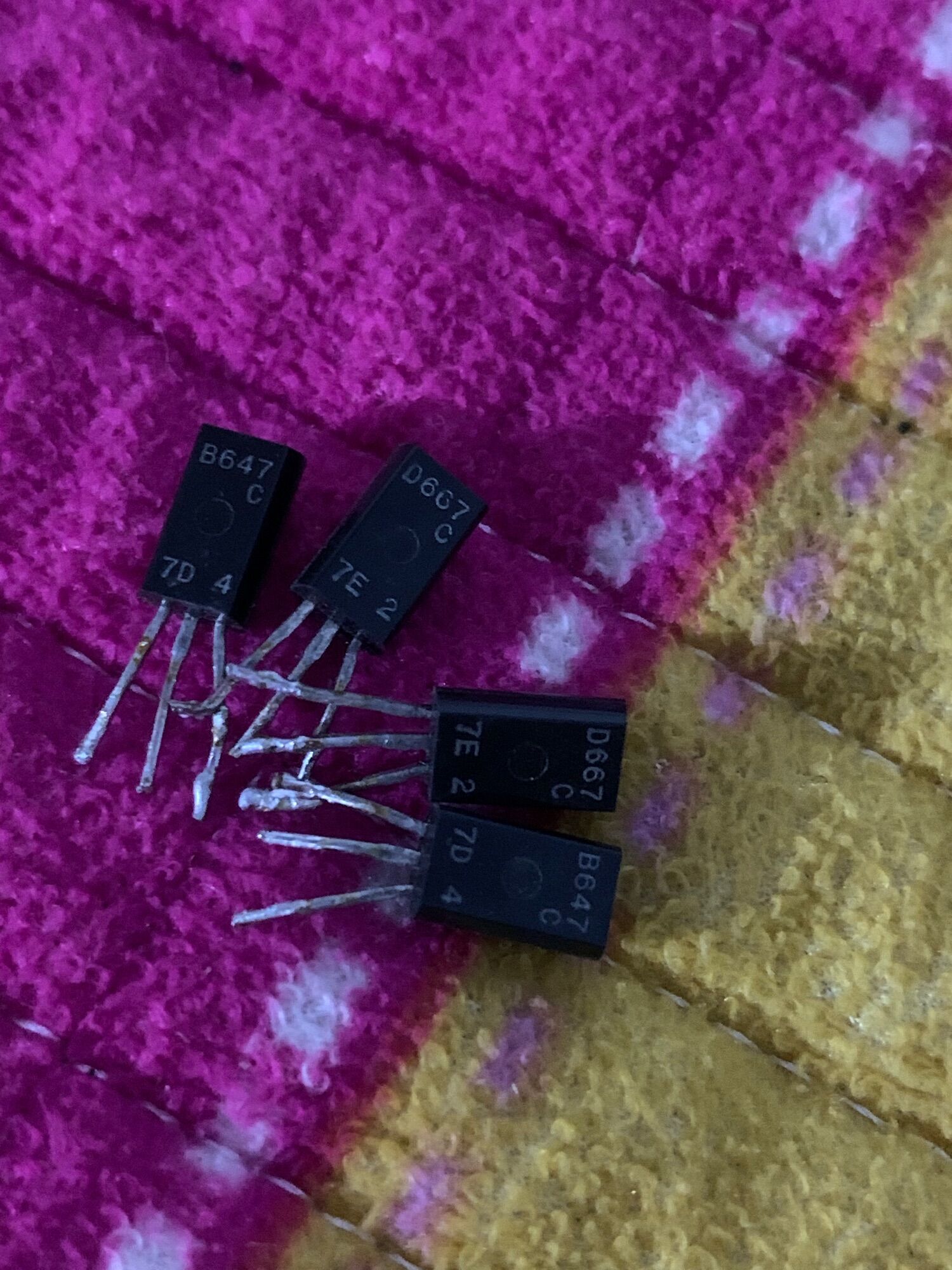 B647 d667 transistor
