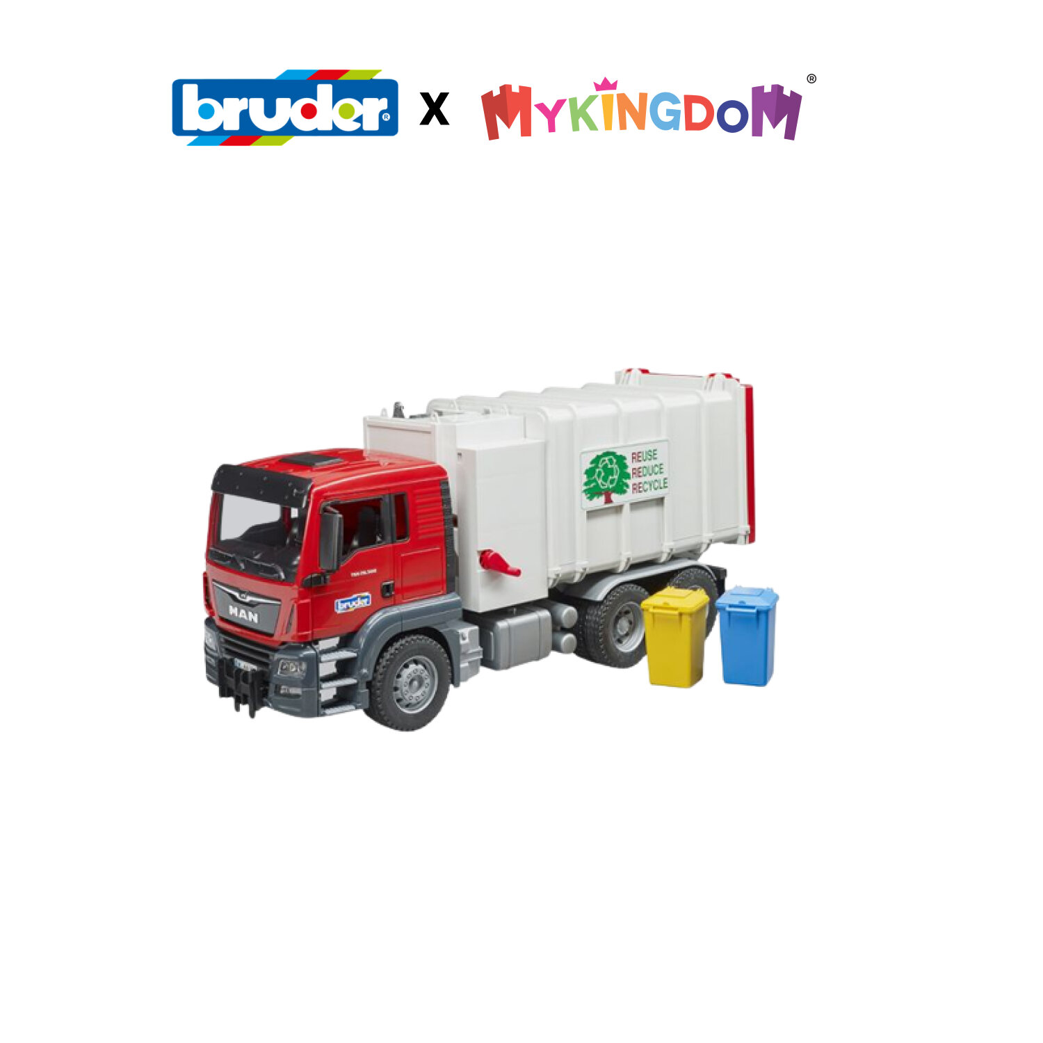 Đồ chơi mô hình BRUDER Xe rác MAN TGS BRU03761