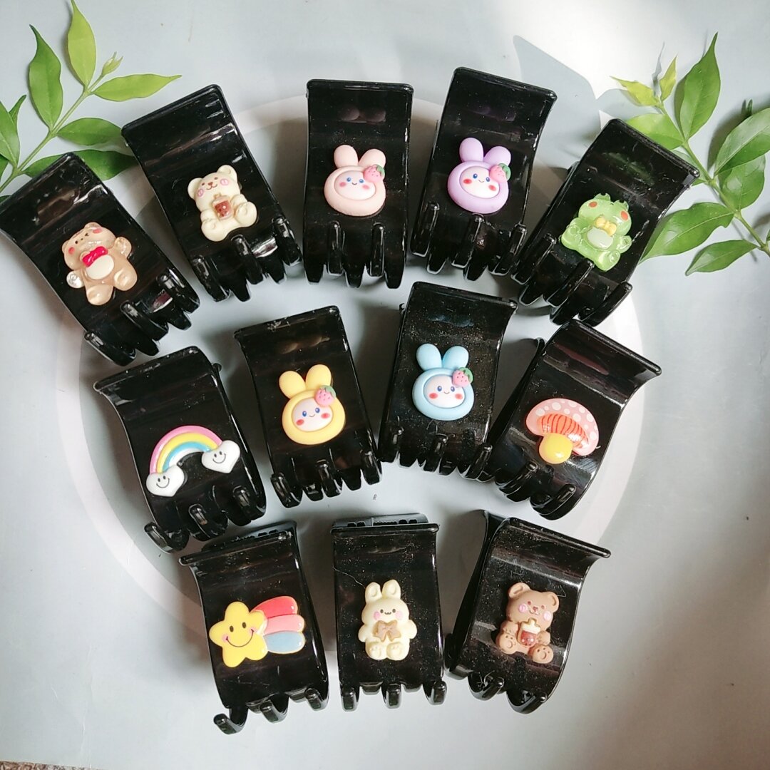 Vỉ kẹp càng cua 5 răng, 3 răng cute xinh xắn 12 cá