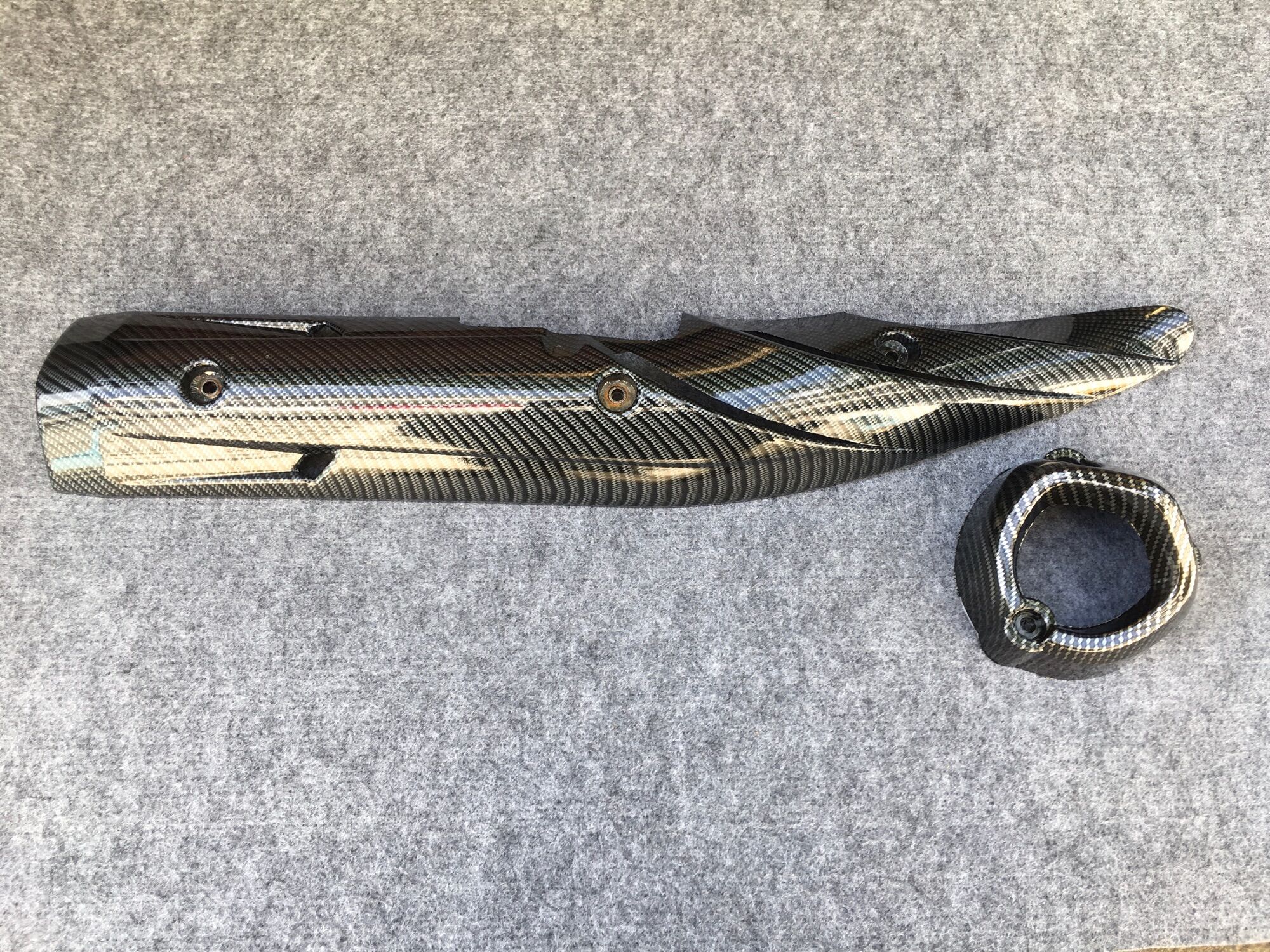 Ốp pô Ex150 Carbon luôn chụp đích pô