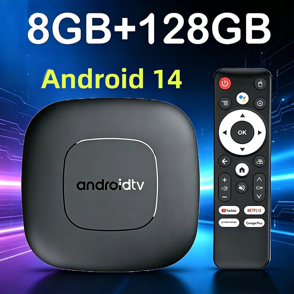 Hộp TV Thông Minh T1 8K Android 11 4GB/8GB/32GB/64GB/128GB Với Điều Khiển Giọng Nói Bluetooth 6.0 H313 Set Top Box Dành Cho Netflix