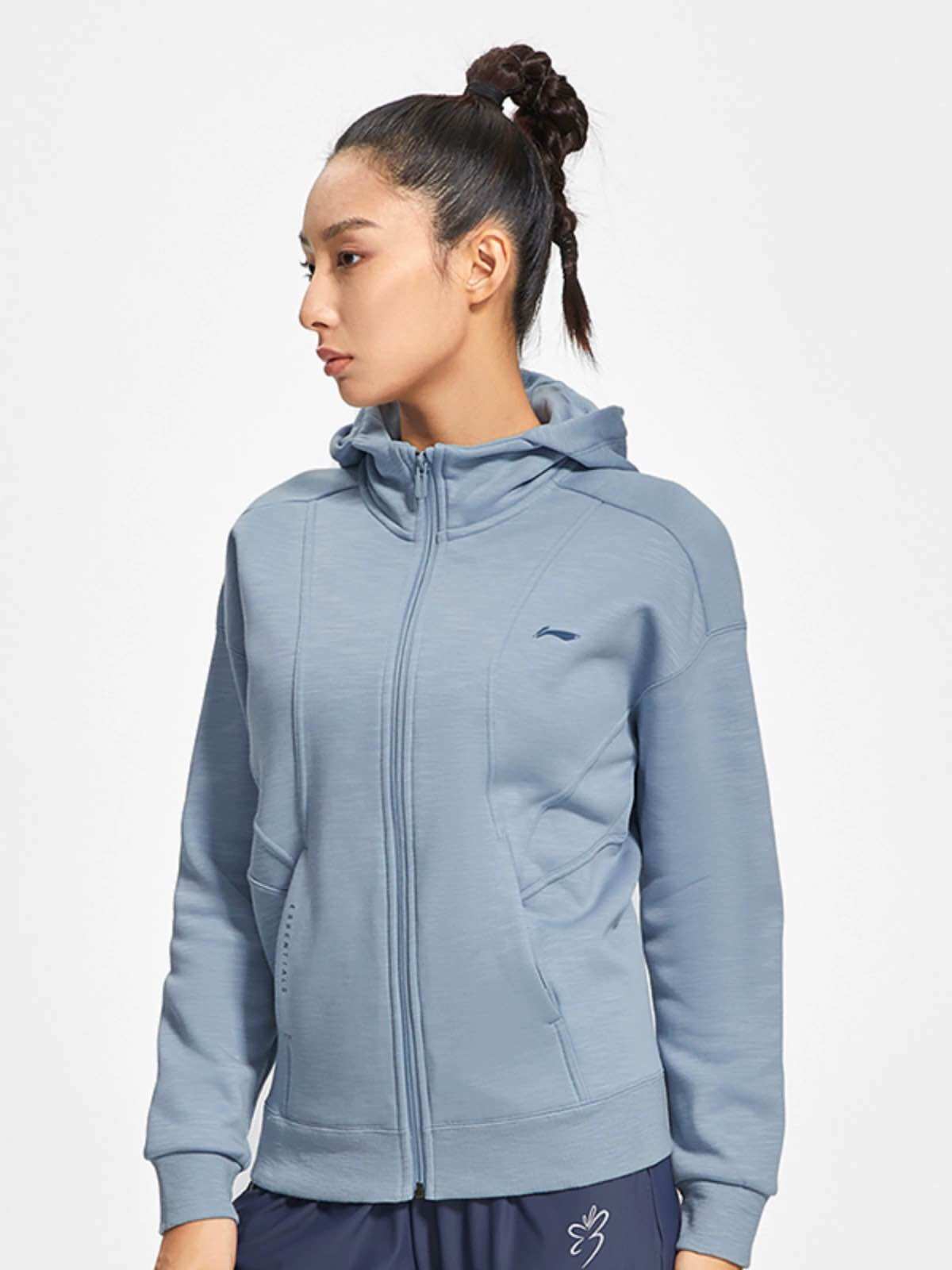 Áo khoác nỉ lót bông nữ Lining AWDSA66
