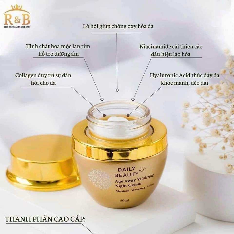 Kem Đêm Giảm Thâm Nám Tàn Nhang