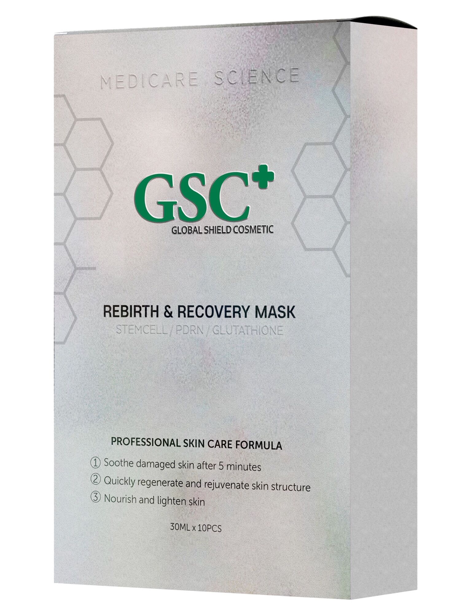 Hộp 10 Gói Mặt Nạ Tế Bào Gốc Giảm Sưng Đỏ Gsc