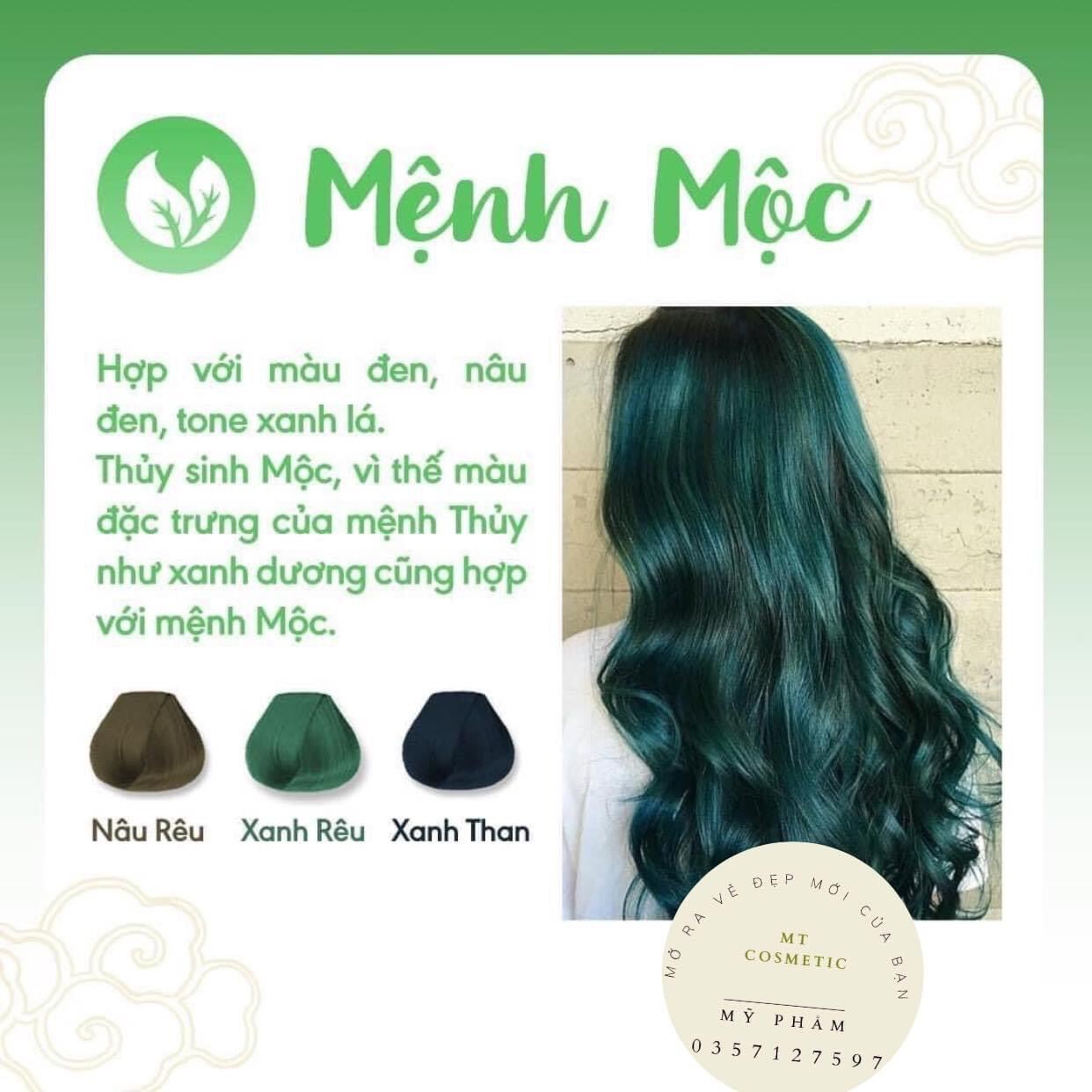 Thuốc nhuộm tóc xanh rêu, xanh lá sẽ khiến tóc của bạn trở nên tươi trẻ và nổi bật hơn bao giờ. Với sự kết hợp độc đáo của màu sắc, bạn có thể tạo nên phong cách hoàn toàn mới cho mình. Hãy xem hình ảnh để tìm thêm những ý tưởng tuyệt vời cho kiểu tóc của bạn.