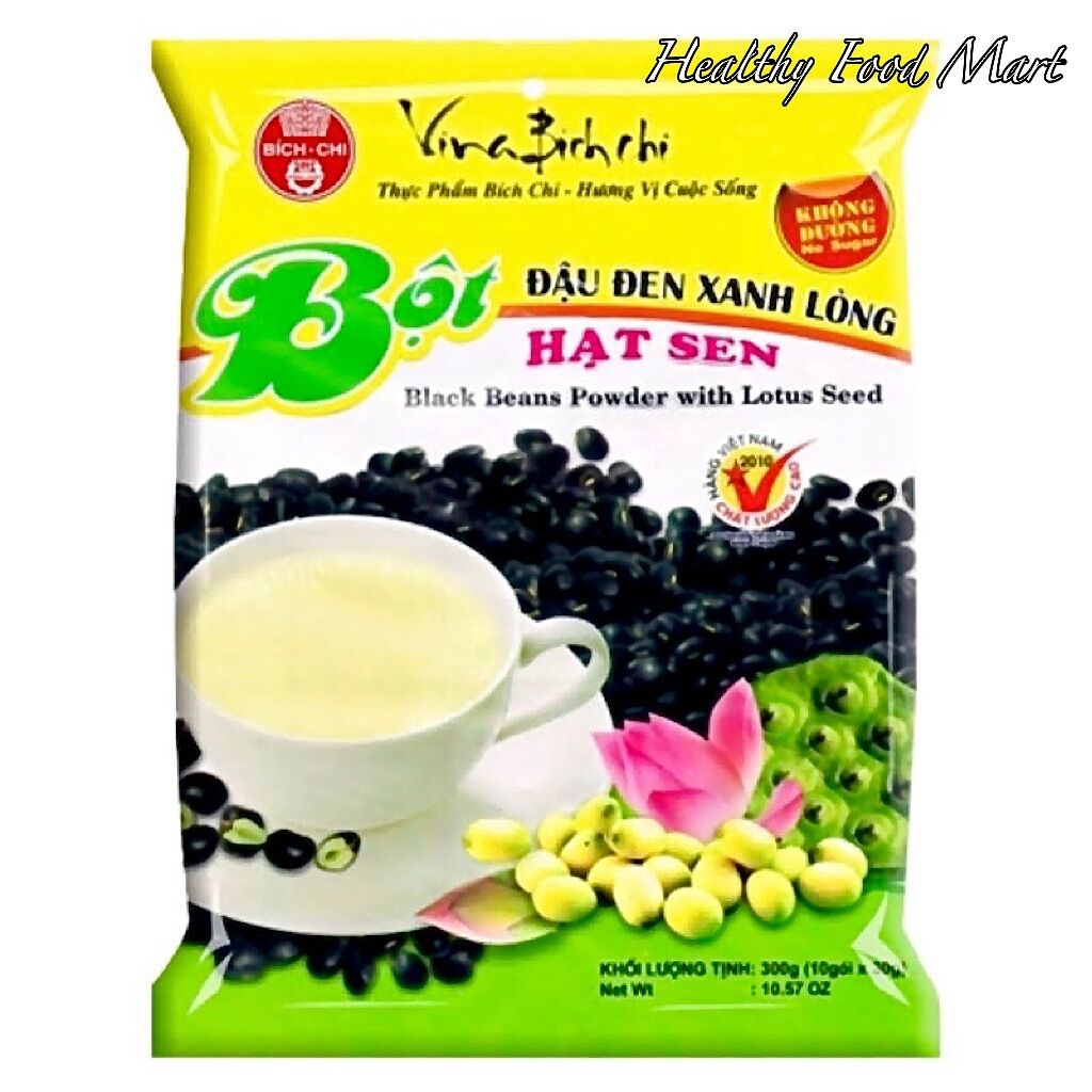 Bột đậu đen xanh lòng ko đường bích chi 300g