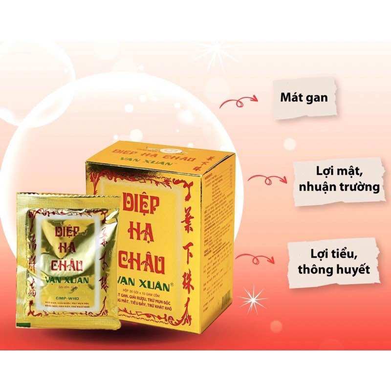 Trà diệp hạ châu vạn xuân mát gan, giải độc