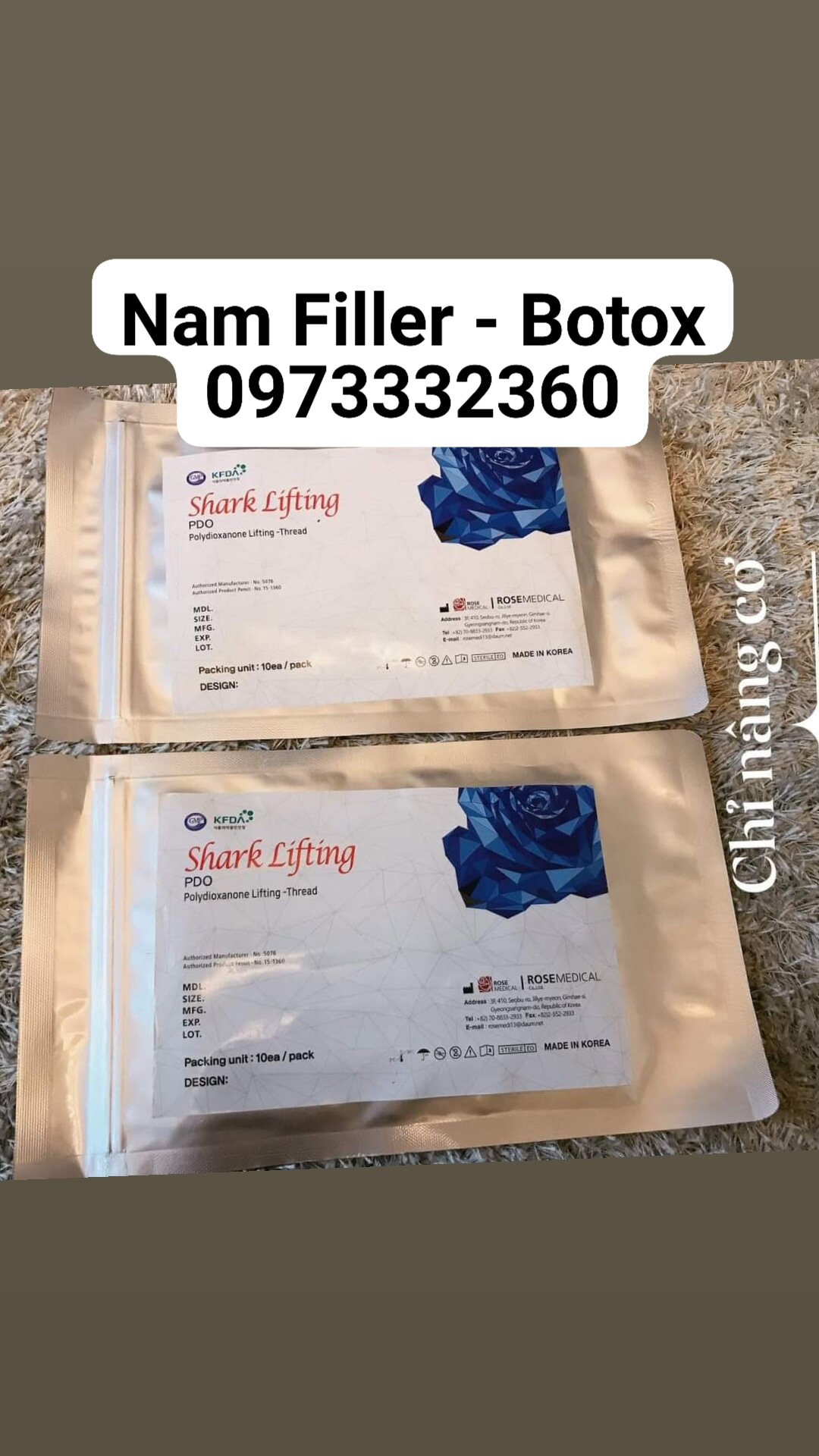 Chỉ Nâng cơ rose