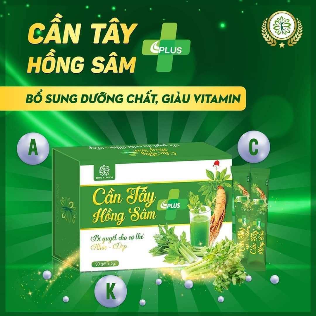 Cần tây hồng sâm của đông y lan chi tặng 1 thạch sữa non trị giá 150k + free ship + giảm 5%)giúp thanh lọc cơ thể giảm cân giảm táo bón