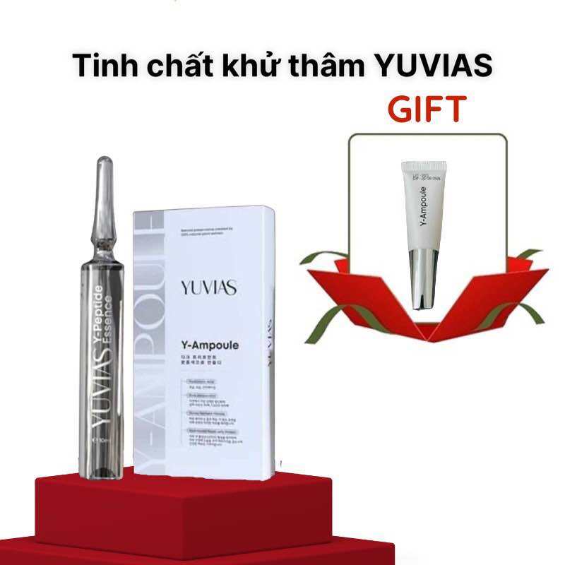 Tinh chất khử thâm YUVIAS căng bóng mịn màng, tinh chất làm hồng sáng da cấp ẩm môi tặng son dưỡng ẩ