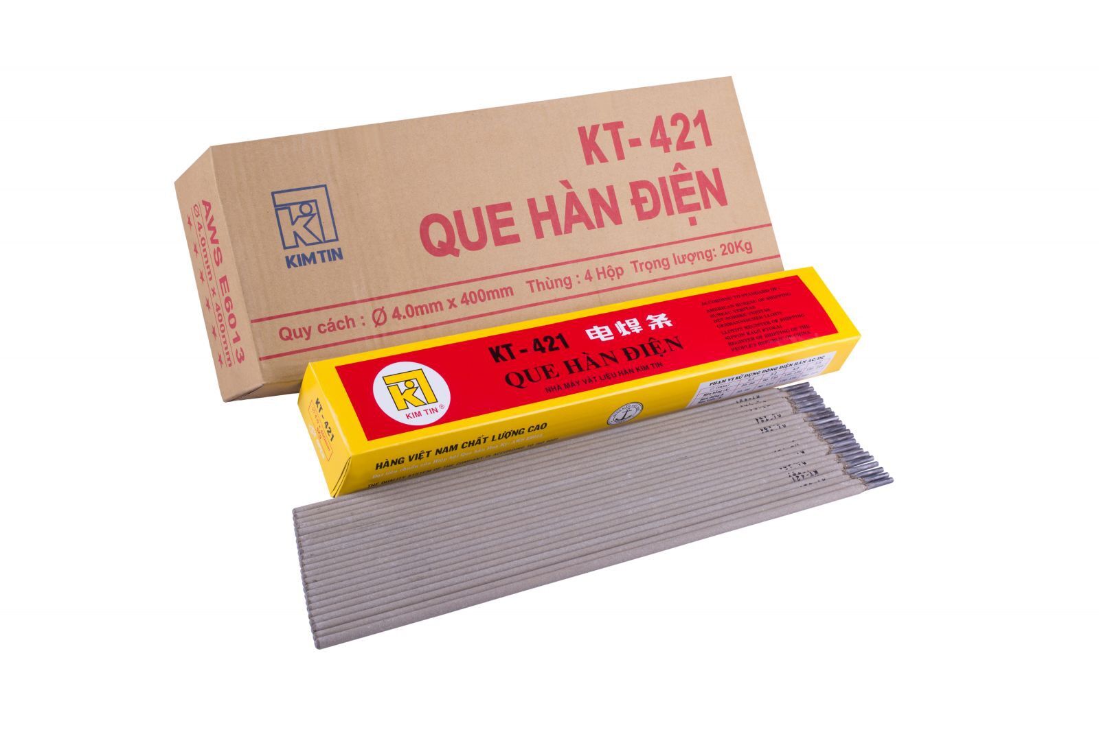 Que hàn sắt, hàn điện Kim Tín 2.5 ly, 3.2 ly (Bán lẻ)