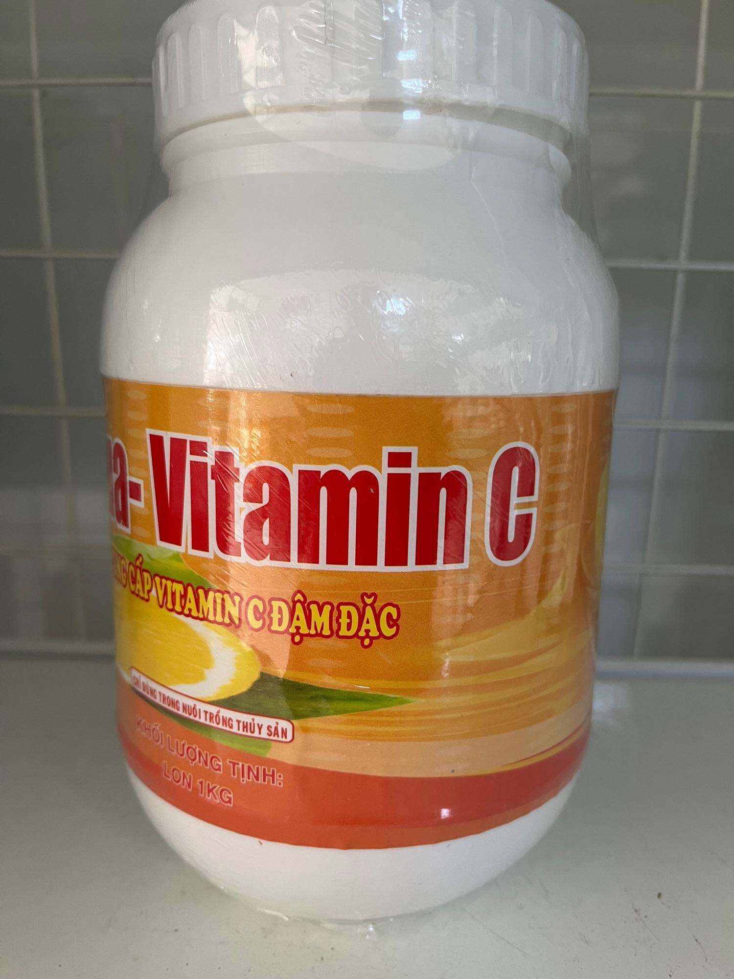 Vitamin C, HỘP 1kg, Cung cấp vitamin C đậm đặc cho tôm cá