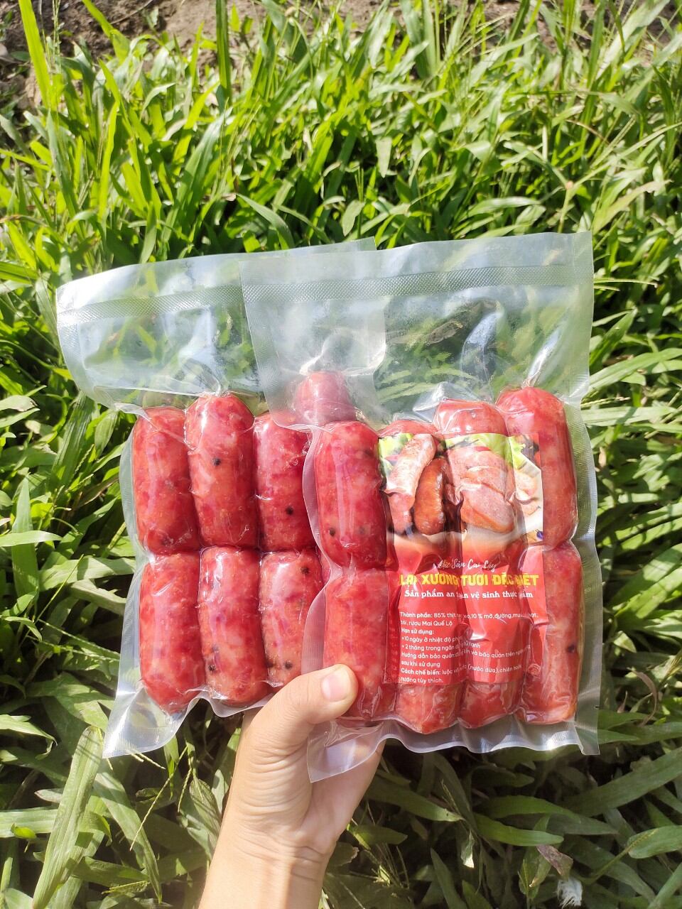 (1Kg) Lạp Xưởng Truyền Thống 85% Nạc Đặc Sản Cai Lậy