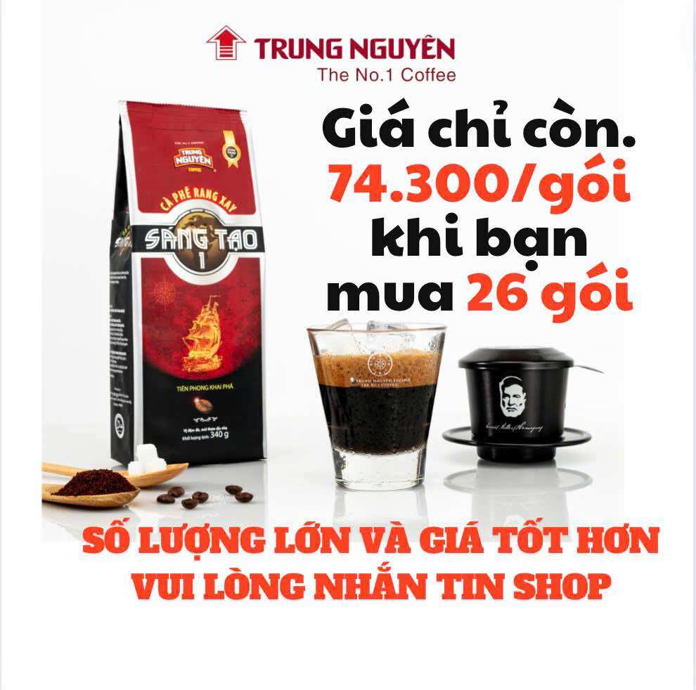 Sáng tạo 1 -340gram - Cà phê Trung Nguyên giá sỉ