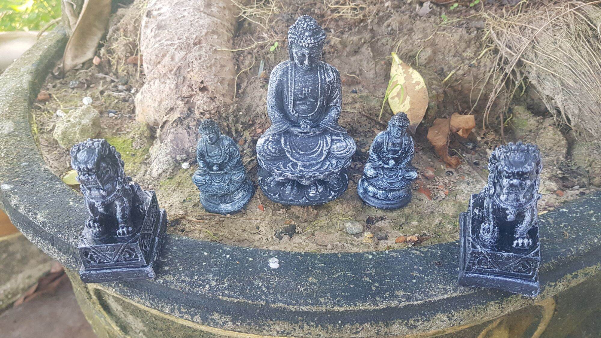 SET 5 TƯỢNG MINI CHƠI TIỂU CẢNH, HÒN NON BỘ