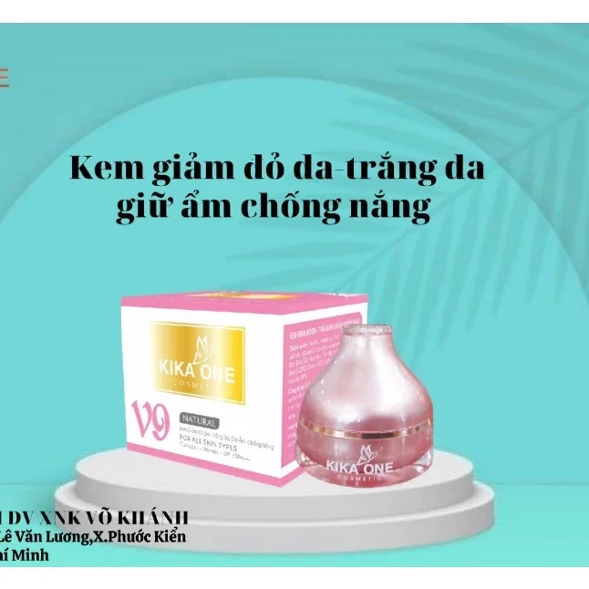 KEM KIKA ONE GIẢM ĐỎ DA - TRẮNG DA - GIỮ ẨM - CHỐNG NẮNG 24G