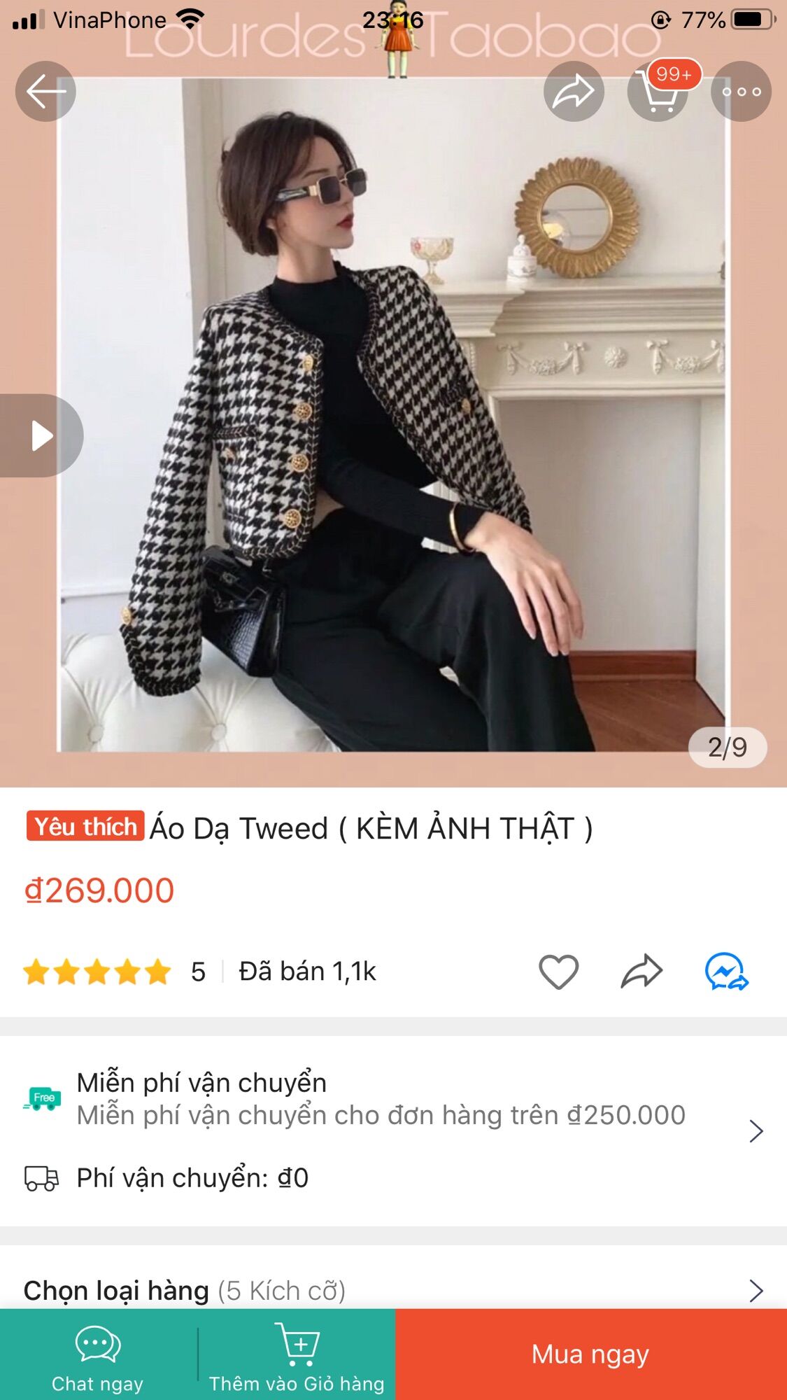 Áo Dạ Tweed ( KÈM ẢNH THẬT )