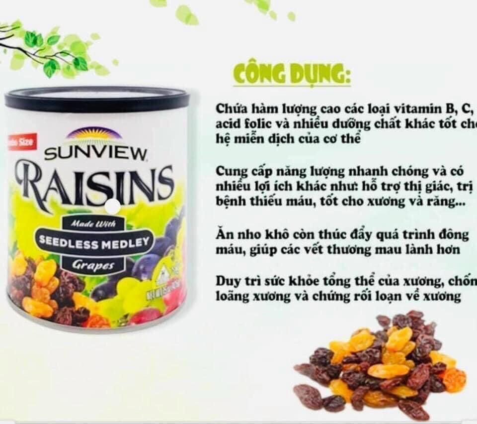 Nho Khô Mỹ