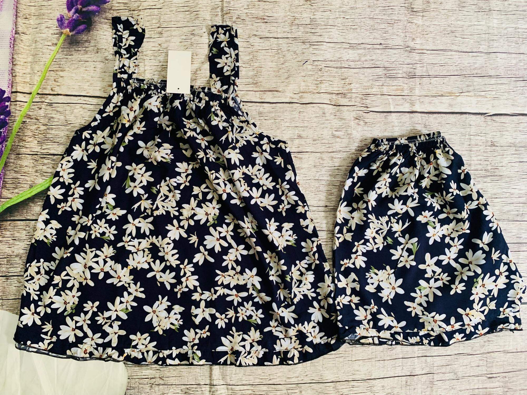 SIZE 4(67kg-75kg) Đồ bộ mặc nhà vải tole lanh mát mẻ-Đùi