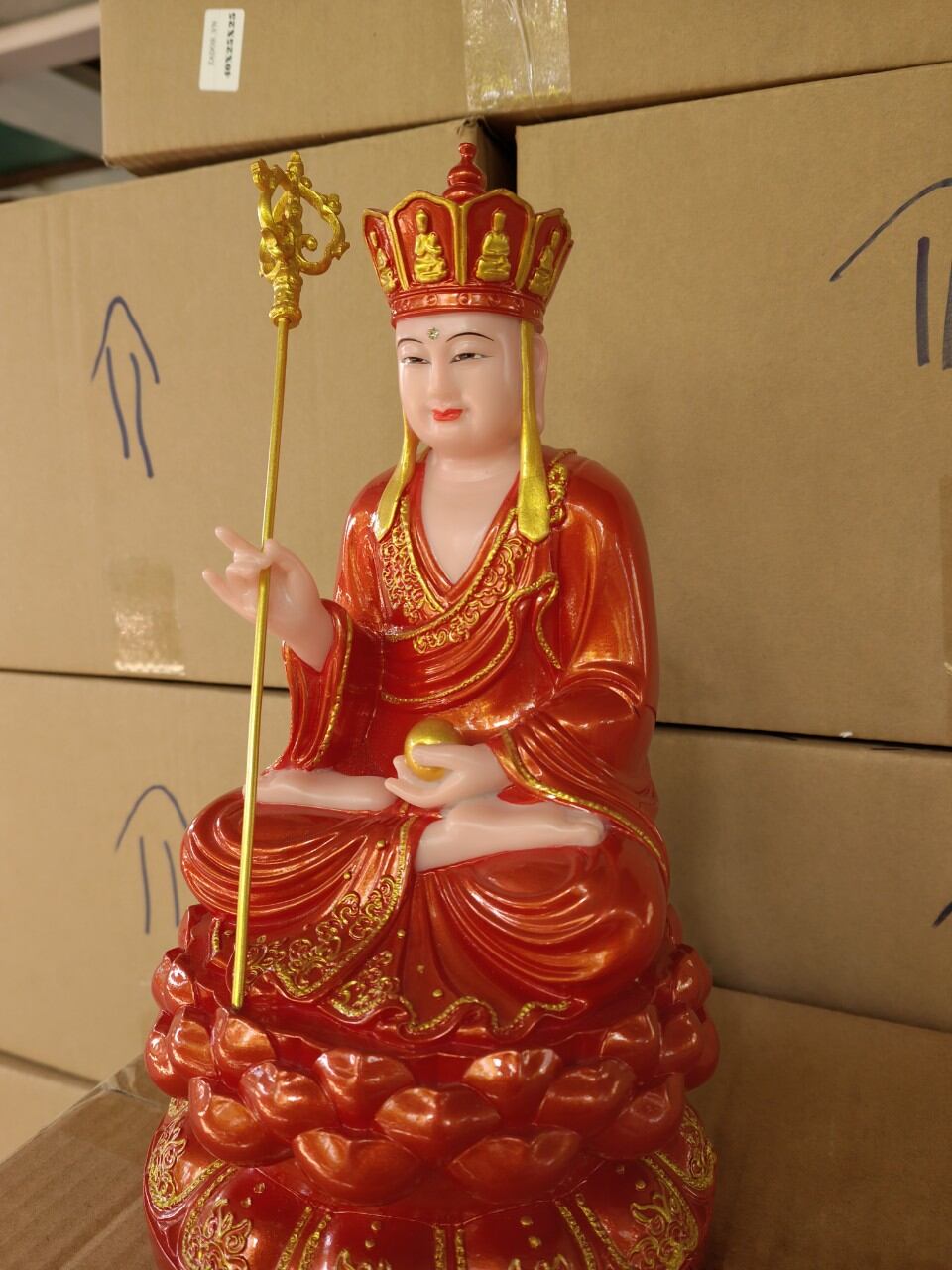 Tượng Địa Tạng Bồ Tát cao 30cm