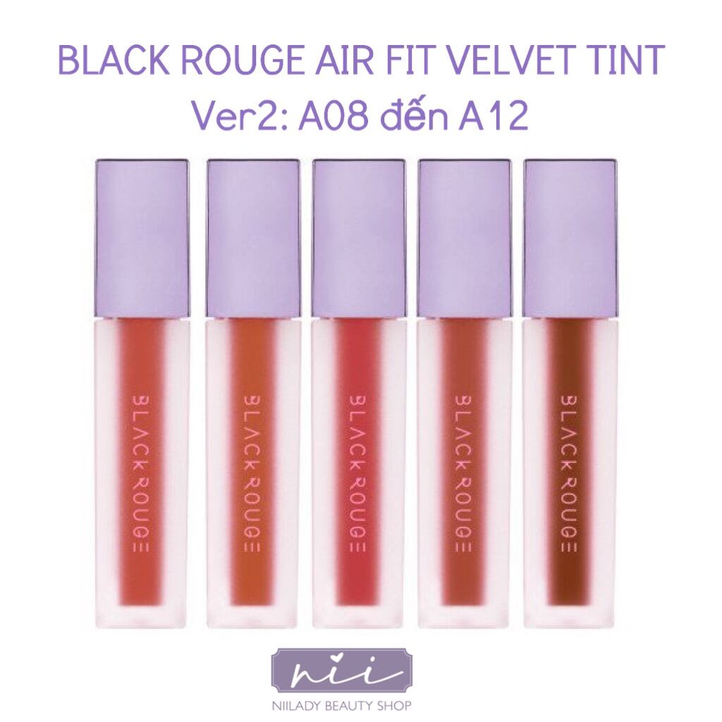 [HCM](Ver2 A08 A09 A10 A11 A12 ) Son Black Rouge Air Fit Velvet Tint