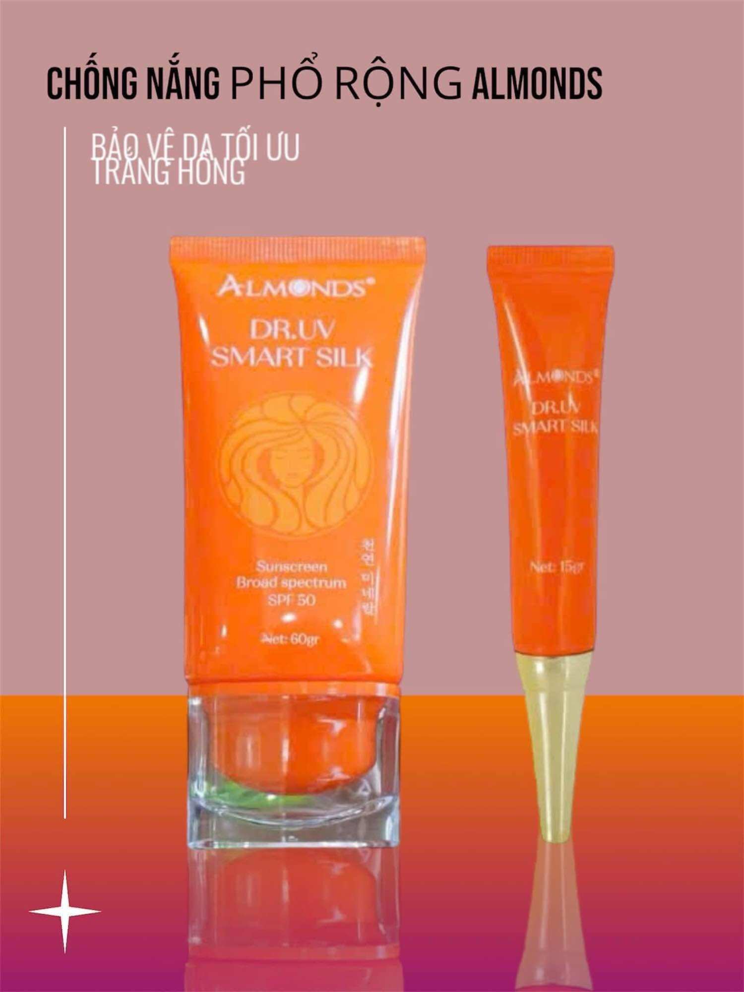 [CHÍNH HÃNG] Kem Chống Nắng Da Nhạy Cảm, Da đang Treatment Almonds Hộp 50 ml