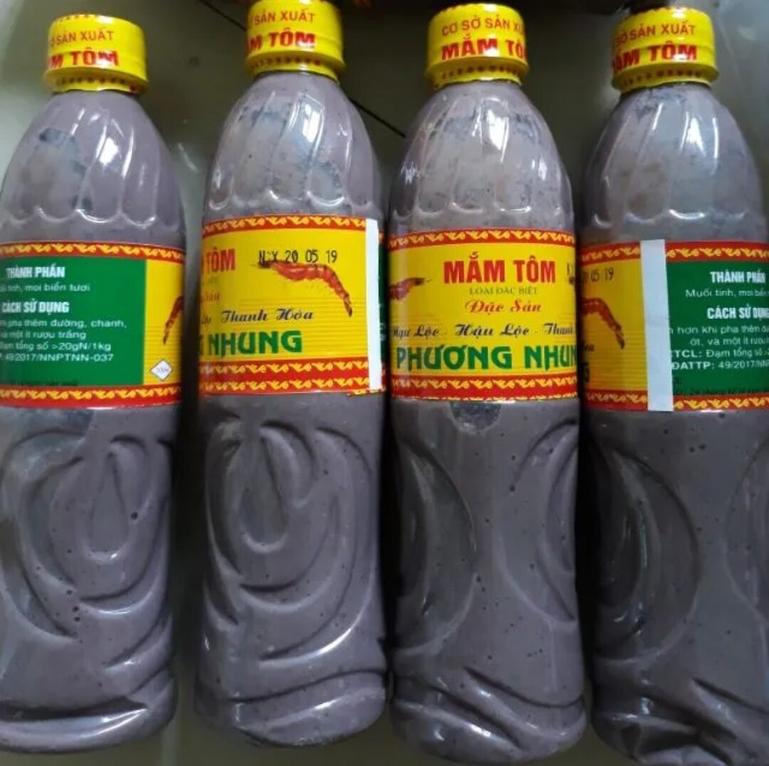 Combo 2 chai mắm tôm 2chai 1 lít
