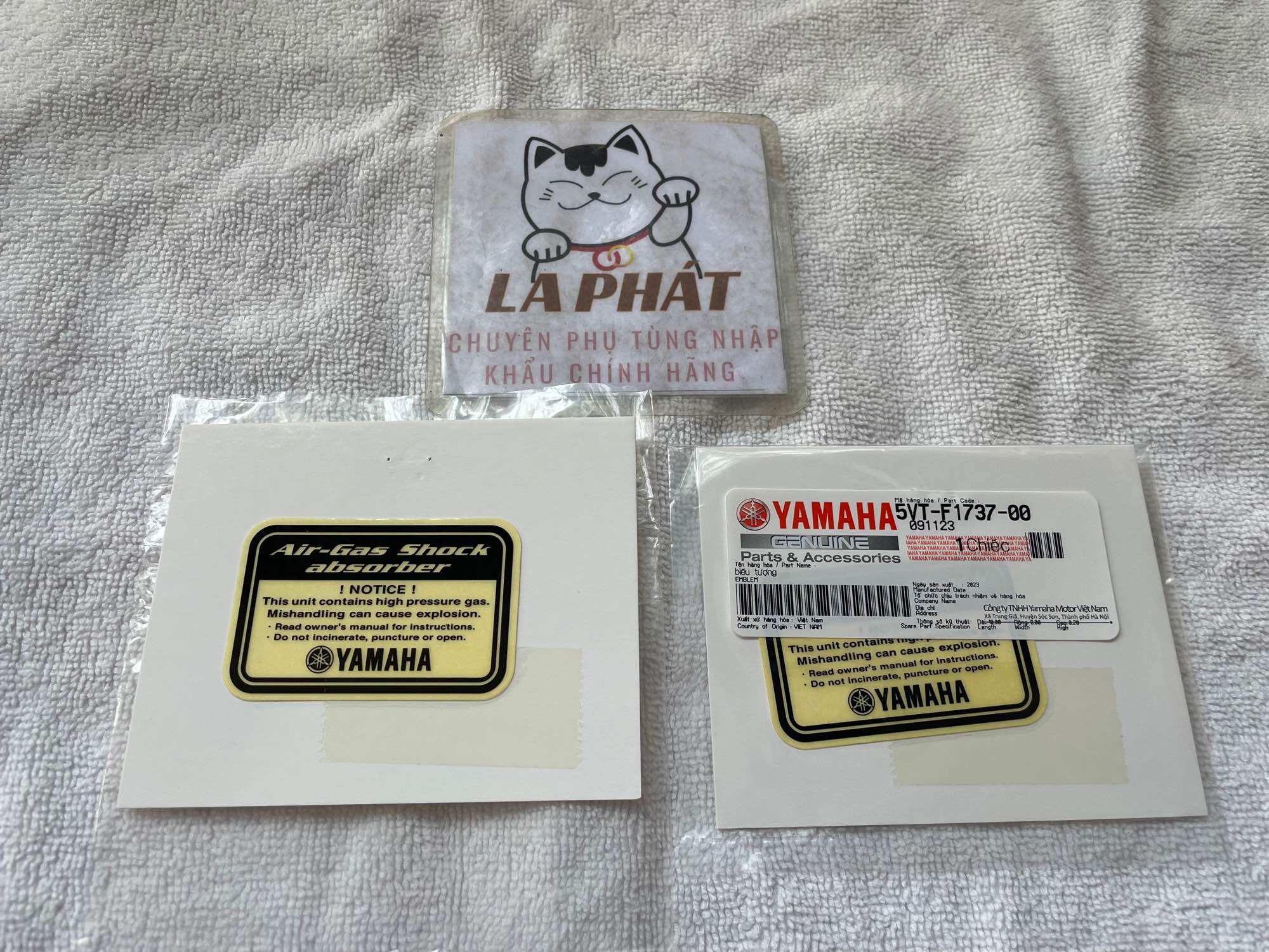 Bộ tem Yamaha dán phuộc sau jupiter