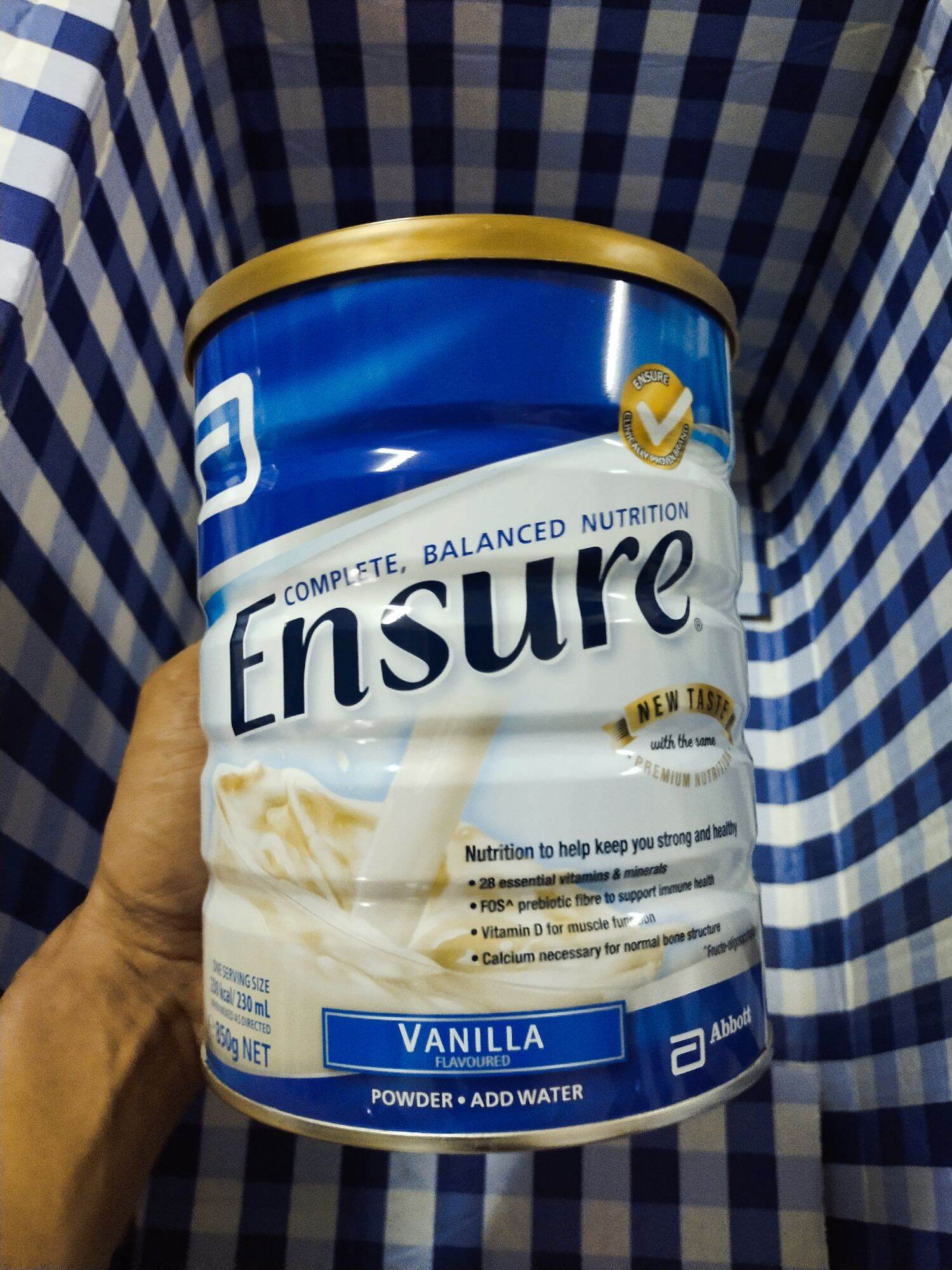 Sữa ensure bột úc hương vanilla 850g