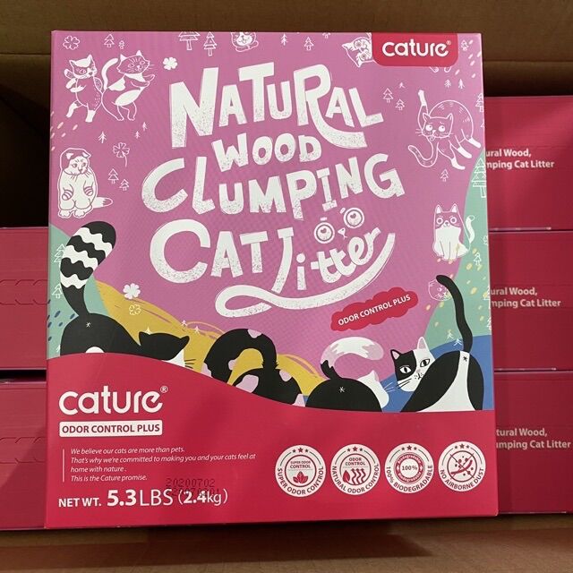 Cát Gỗ Vệ Sinh Cature Cho Mèo 2.4Kg