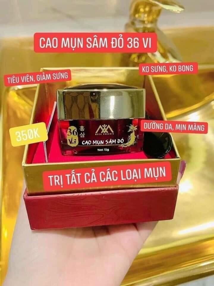 CAO MỤN SÂM ĐỎ hũ 15 gam