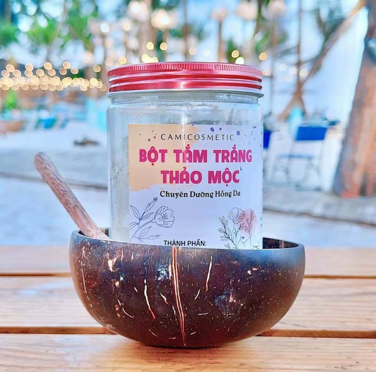 BỘT TẮM TRẮNG THẢO MỘC CAMI COSMETIC