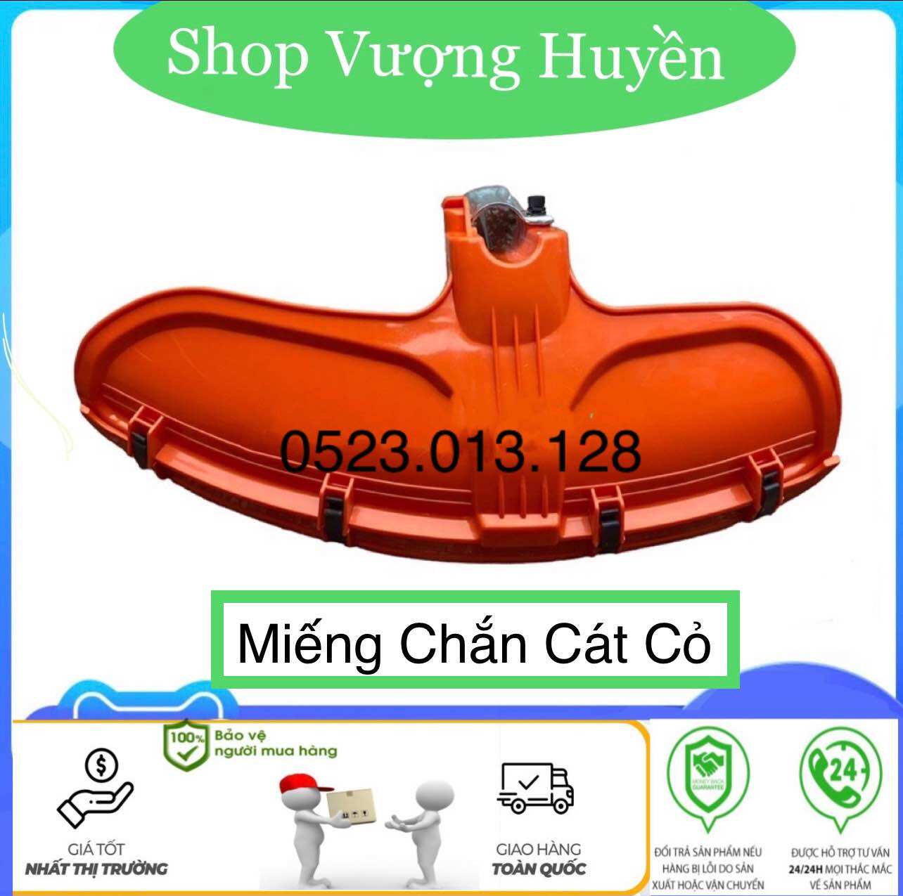 Miếng nhựa chắn máy cắt cỏ gắn phi ống 24-26-28, chắn rác 143