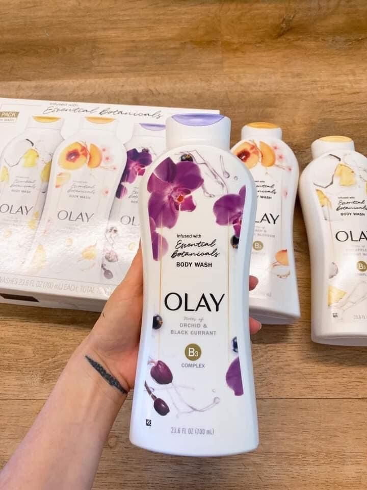 Set 3 chai Sữa tắm OLAY mẫu mới 700ml x 3