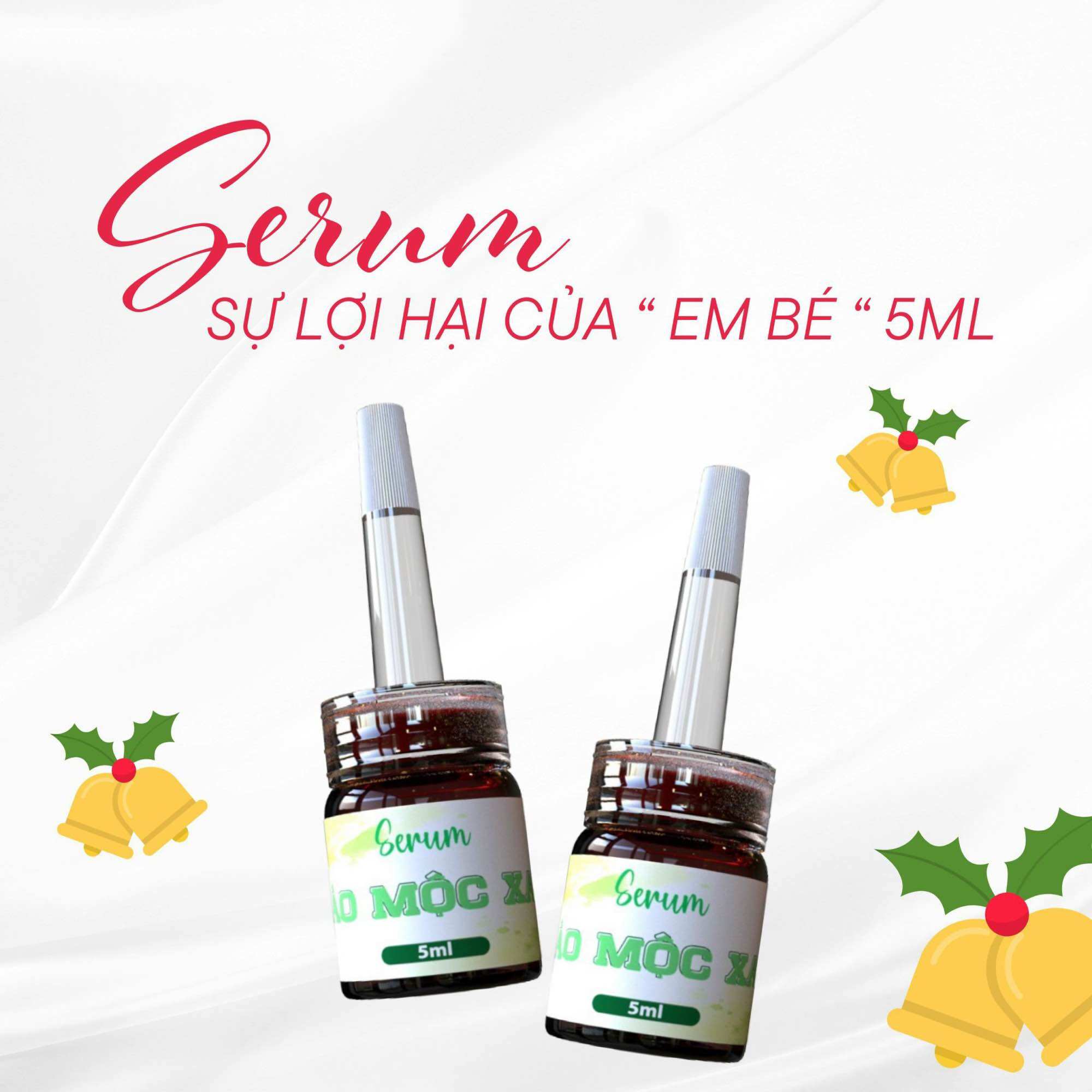 Combo Serum Thảo Mộc Xanh ( 1 SRM - 1 Serum Mụn - 1 Kem Face)