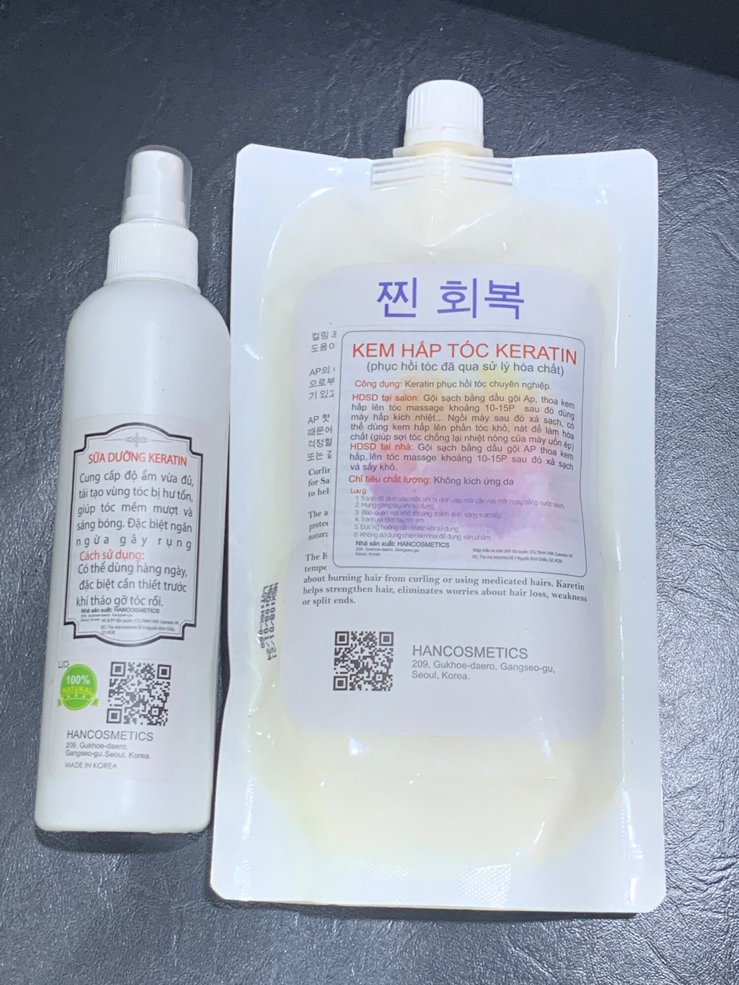 XỊT DƯỠNG KERATIN AP PROFESSIONAL Siêu mềm mượt