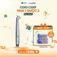 Tay Khoan Nhanh Tua Bin Khí 45° COXO CX207 Tay Khoan Nha Khoa NPDENT 45 Độ Với 1 Tia Nước Momen Xoắn Lớn Lực Chính Xác Và Tốc Độ Ổn Định - Bảo Hành 3 Tháng