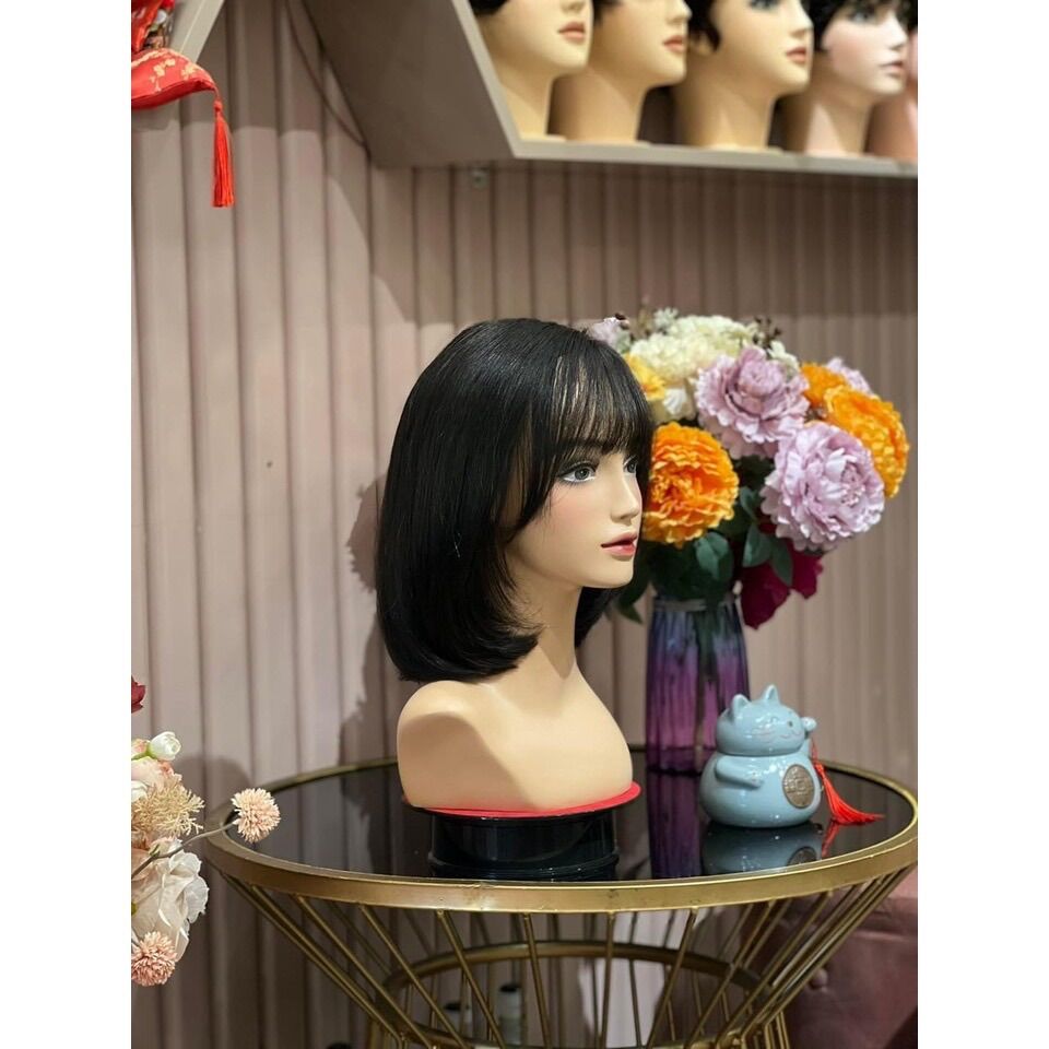 Tóc nguyên đầu siêu đa 3D bằng tóc thật 100%